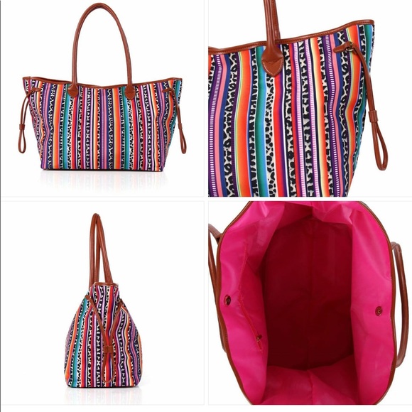 Serape Bag (NWOT) Comes in clear plastic cover. - Picture 2 of 7